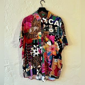 FARM Rio Mixed Vintage Stamps Shirt